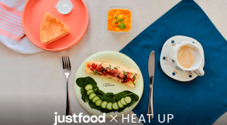 justfood x HEAT UP:       