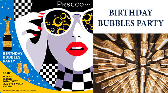 Prscco Bar - Birthday Bubbles Party