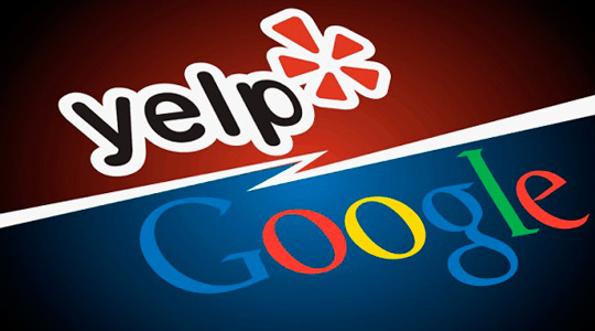Yelp  Google:         