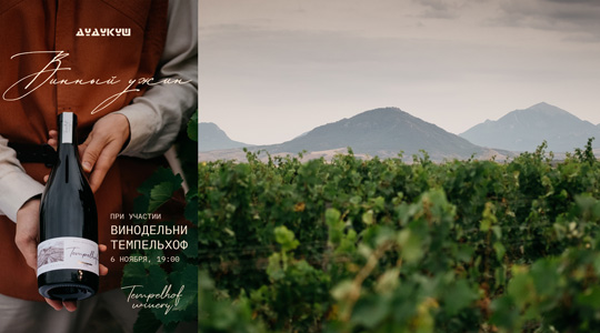 ������ ���� � ��������� �������  ��������� � ����������� Tempelhof Winery